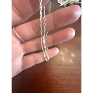 X111 3.40g 20 inch chain necklace 925 sterling silver thumbnail 4