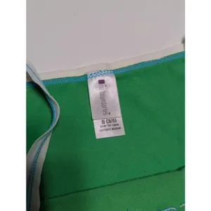 Vintage Y2K Glam Chick Cami Tank Top Baby Camisole Green Embroidered thumbnail 4