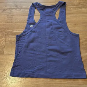 Lacoste‎ vintage purple tank top size 40 with green crocodile thumbnail 6
