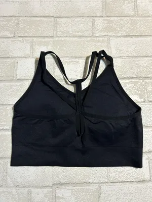 New Balance Black Strappy Racerback Activewear Sports Bra Size XL thumbnail 2