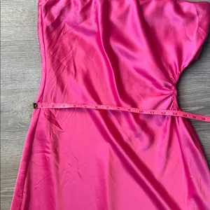 NEW Reformation Nevaeh Pink Slip Dress Medium thumbnail 9