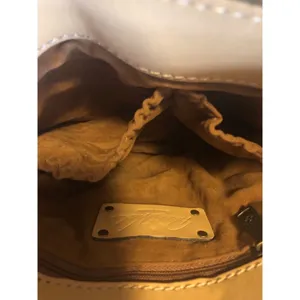 Patricia Nash Venezia Brown and Tan Leather Crossbody Pouch - Discontinued thumbnail 10