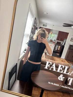 Underscrub or athletic top Black Size XS thumbnail 3