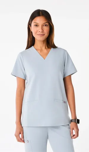 NWOT Figs Casma Scrub Top | Dusty Blue thumbnail 1