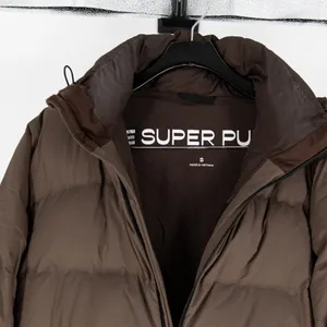 Aritzia The Super Puff Quilted Waterproof 700+ Fill Power Long Jacket Coat Brown thumbnail 2