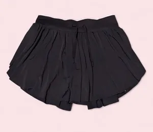 all in motion Black Pleated Drawstring Skort thumbnail 1