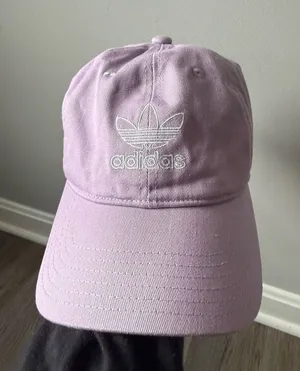Adidas Women's Originals Trefoil Relaxed Adjustable Casual Active Hat Lavender thumbnail 1