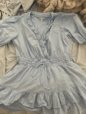 Blue And White Dress Size XL thumbnail 1