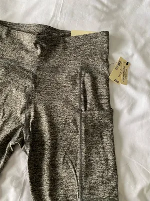 Heather Grey High Rise Ankle Leggings thumbnail 3