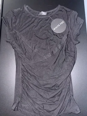 White Fox Boutique Never Sorry Tee Black thumbnail 2