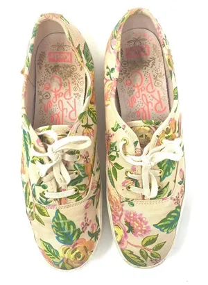 Keds x Rifle Paper Co. Champion‎ Low Top Lace Up Canvas Floral Sneaker thumbnail 1