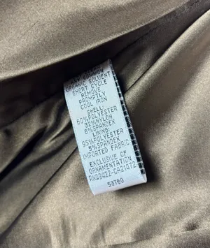 Jessica McClintock Dress Size 6 Brown Taffeta One Shoulder Ruched Ruffle Mini thumbnail 3