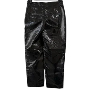 Aritzia Babaton Command Cropped Pant Womens 8 Black Vegan Leather‎ Straight Leg thumbnail 3