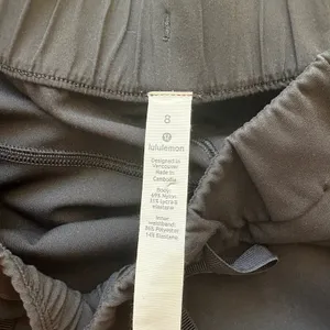 Lululemon On the Fly Pant Women 8 Black Luxtreme 7/8 Length Drawstring Tapered thumbnail 6