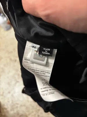 Dolce & Gabbana black satin cocktail dress size 46 thumbnail 2