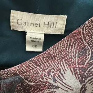 Garnet Hill Dress Sz 2‎ 100% Silk thumbnail 3