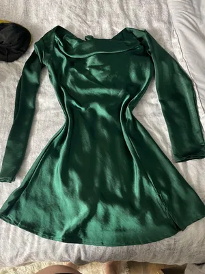 Mustard Seed Green silky smooth dress thumbnail 1