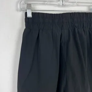 NWT HALARA Elastic Waistband Drawstring Side Split Shorts Black Size Small S NEW thumbnail 10