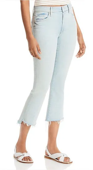 Mother The Insider Crop Step Fray Jeans in Sexico Mexico thumbnail 1