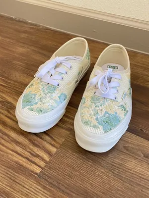 NEW Vans x Kith - Vintage Floral Low Top Lace Up Sneakers Size 7.5‎ UNISEX thumbnail 7