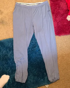 Victoria's Secret Blue pajama joggers never worn thumbnail 1