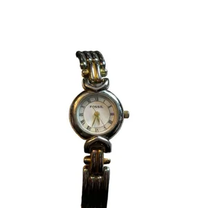 Fossil Women's Two-Tone Roman Numeral Bracelet Watch thumbnail 2