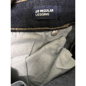 Gap Size 28 Legging Jeans‎ Skinny Jegging Stretch Dark Wash Tiny Hole thumbnail 9