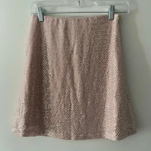 Urban Outfitters Sequin‎ Shimmer Rose Gold Skirt thumbnail 2