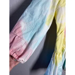 LoveShackFancy Chai Mini Dress Tie-dye boho fairy whimsy Sz 2 thumbnail 4