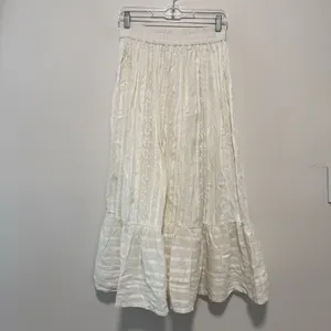 Tuckernuck White Lace Beatrice Romantic Maxi Skirt Size‎ XS thumbnail 2