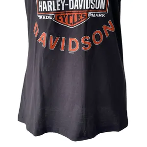 Harley Davidson Black Tee Shirt Women’s Size L Bratislava Slovakia Round Neck thumbnail 3