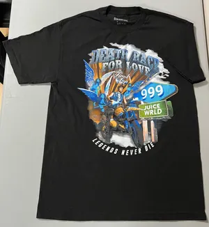 Juice Wrld Death Race For Love Legends Never Die Rapper Band Tee T-Shirt Size L✨ thumbnail 1
