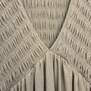 Altar’d State Dana Smocked Sage Green Long Sleeve Dress Size L thumbnail 4