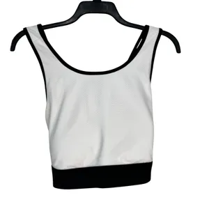 Fabletics White Black Mesh Cross Back Sports Bra BA2042012-1076-17040 Size 2X thumbnail 9