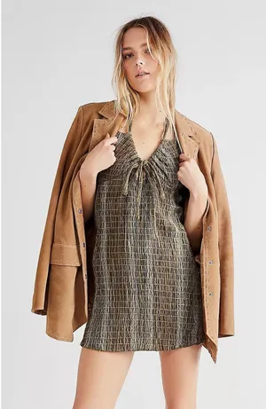 Free People Tropical Feels Mini Dress Size M. B-5 thumbnail 1