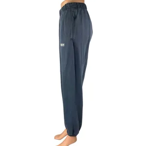 Madhappy Women's Navy Blue High Rise Embroidered Tapered Jogger Sweat Pants XS thumbnail 2