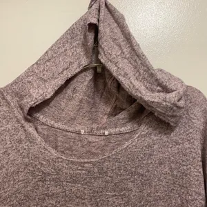 Womens Lightweight Short Sleeve Athletic Hoodie Shirt 2XL Bust 52” Pink & Gray thumbnail 2