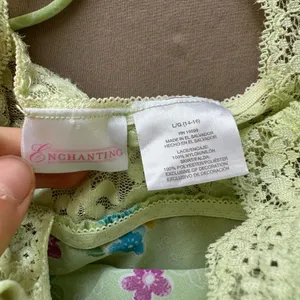 Enchanting Floral Halter Neck Lace Cami Top thumbnail 3