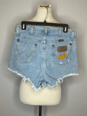 Wrangler - Blue Denim Shorts thumbnail 2