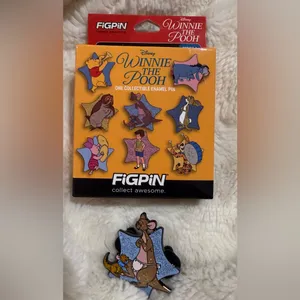 Super rare FiGPiN Disney Winnie the Pooh Series 1 Blind Box Enamel Pin thumbnail 2