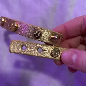 Tory Burch Double-Wrap Logo Stud Bracelet Gold thumbnail 7