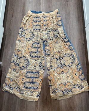 We The‎ Free Wide Leg Boho Paisley Print Jeans Size 31 thumbnail 1