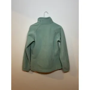 Columbia Benton Springs Womens Sz Small Light Blue Full Zip Fleece Jacket thumbnail 5