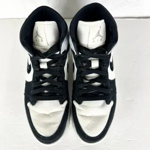 Nike Jordan 1 Mid SE Sail Light Steel Grey Size 9.5 DV0427-100 thumbnail 4
