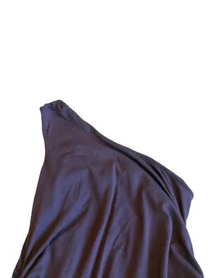 Victoria's Secret Bra Tops One-Shoulder Purple Dress Stretchy Built-In Bra Large thumbnail 3
