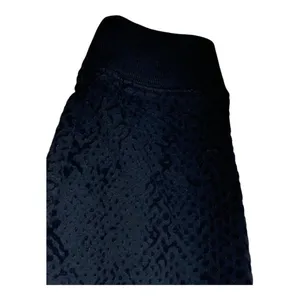 Rails Pants Women XS Black Velvet‎ Tie Oakland Black Flocked Cobra Joggers thumbnail 5