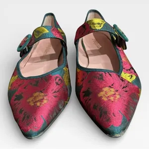 Pretty Ballerinas‎ Tyra Jacquard Mary Jane Ballet Flats Menorca 37.5 / 7 thumbnail 3