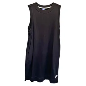 Nike Black Sleeveless Sweatshirt Mini Dress - size Large thumbnail 3