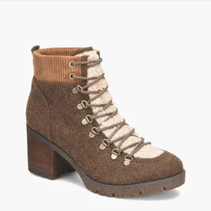 Kork-Ease NEW Elin High Pile Fleece Lug Sole Bootie thumbnail 2