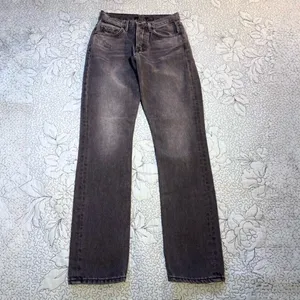 GRLFRND Karolina High Rise Straight Jeans Montego Bay Wash Button Fly Sz 23💛 thumbnail 2